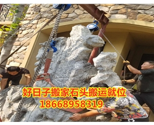 树木 奇石搬运吊装就位